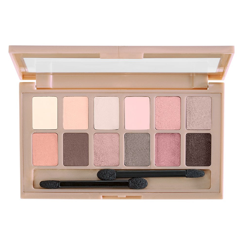 Maybelline Maquillaje Eye Shadow Palette The Blushed, color Rosas/Cafes