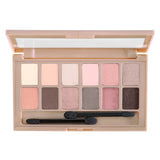 Maybelline Maquillaje Eye Shadow Palette The Blushed, color Rosas/Cafes