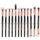 MAANGE Pinceles de Maquillaje 22 Piezas Profesional Kabuki Brochas de Maquillaje Sintetica Premium Suaves y Firmes Cosméticos Cepillos Kit ( Negro)