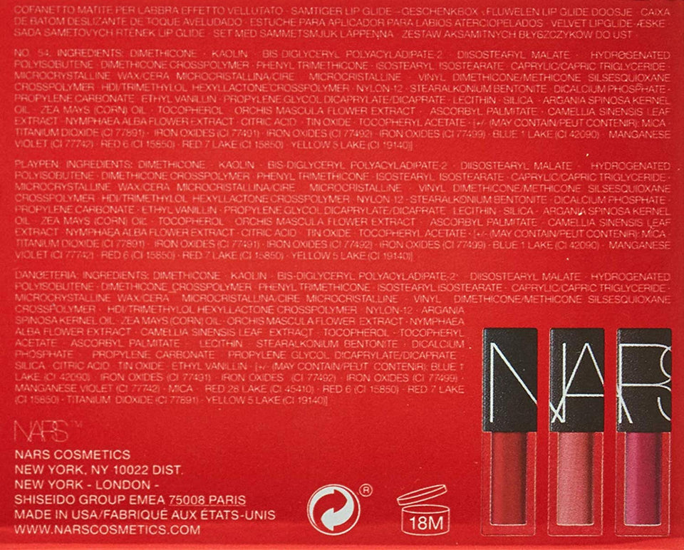 NARS Underground velvet lip glide set