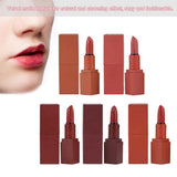 DEWIN Set de lápices labiales - Set de lápices labiales Mate de 5 Colores Maquillaje de Labios Lápiz Labial Natural de Larga duración Brillo Labial Cosmético