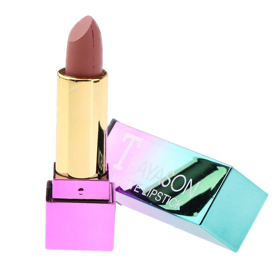 Fityle 12 Piezas Mate Lip Gloss Lápiz Labial Líquido Kit Cosmético De Larga Duración A Prueba De Agua