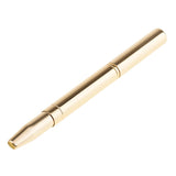 MagiDeal Cepillo de Labio Retráctil de Doble Cabeza Cosméticos Sombra de Maquillaje Color Oro