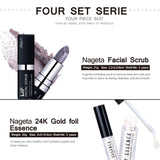 yuyte 12 Colores Brillo de Labios + delineador de Labios + Scrub Cream + Essence Liquid lip Kit cosmético(11)