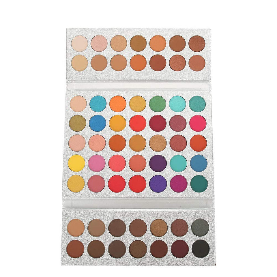DeWin Paleta de Sombras de Ojos - Beauty Glazed 63 Colors Pearlescent Matte Eyeshadow, Cosméticos oculares, Paleta de Maquillaje