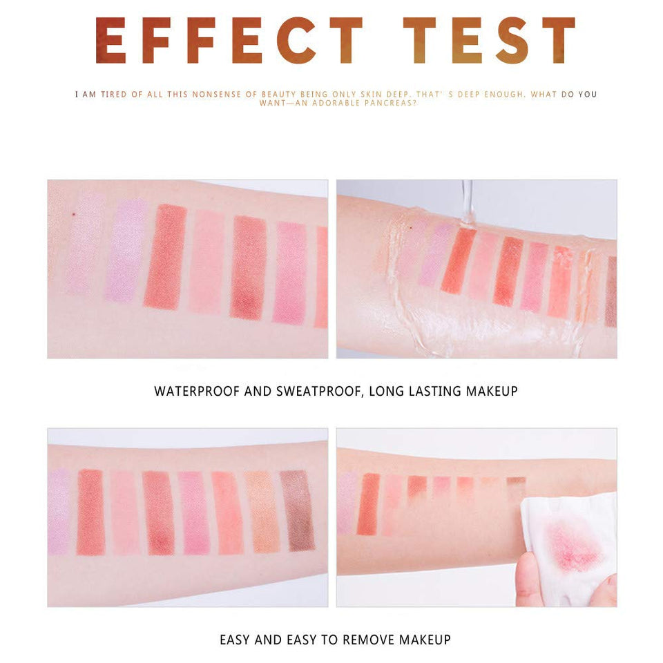 Hennta Nuevo 9 Color Shimmer Glitter Polvo de Sombra de Ojos Mate Sombra de Ojos Maquillaje cosmético Crepúsculo y Atardecer Paleta de Maquillaje Cosméticos