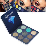 Rotekt 9 Colores Paleta de Sombra de Ojos, Polvo cosmético Impermeable y Mate y con Brillo para Ojos