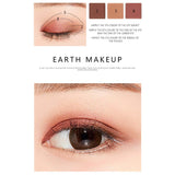 Hennta Nuevo 9 Color Shimmer Glitter Polvo de Sombra de Ojos Mate Sombra de Ojos Maquillaje cosmético Crepúsculo y Atardecer Paleta de Maquillaje Cosméticos