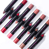 Becoler 12PCS Matte Velvet Lipsticks Impermeable Pluma Hidratante Larga duración Brillo de Labios Maquillaje de Pluma
