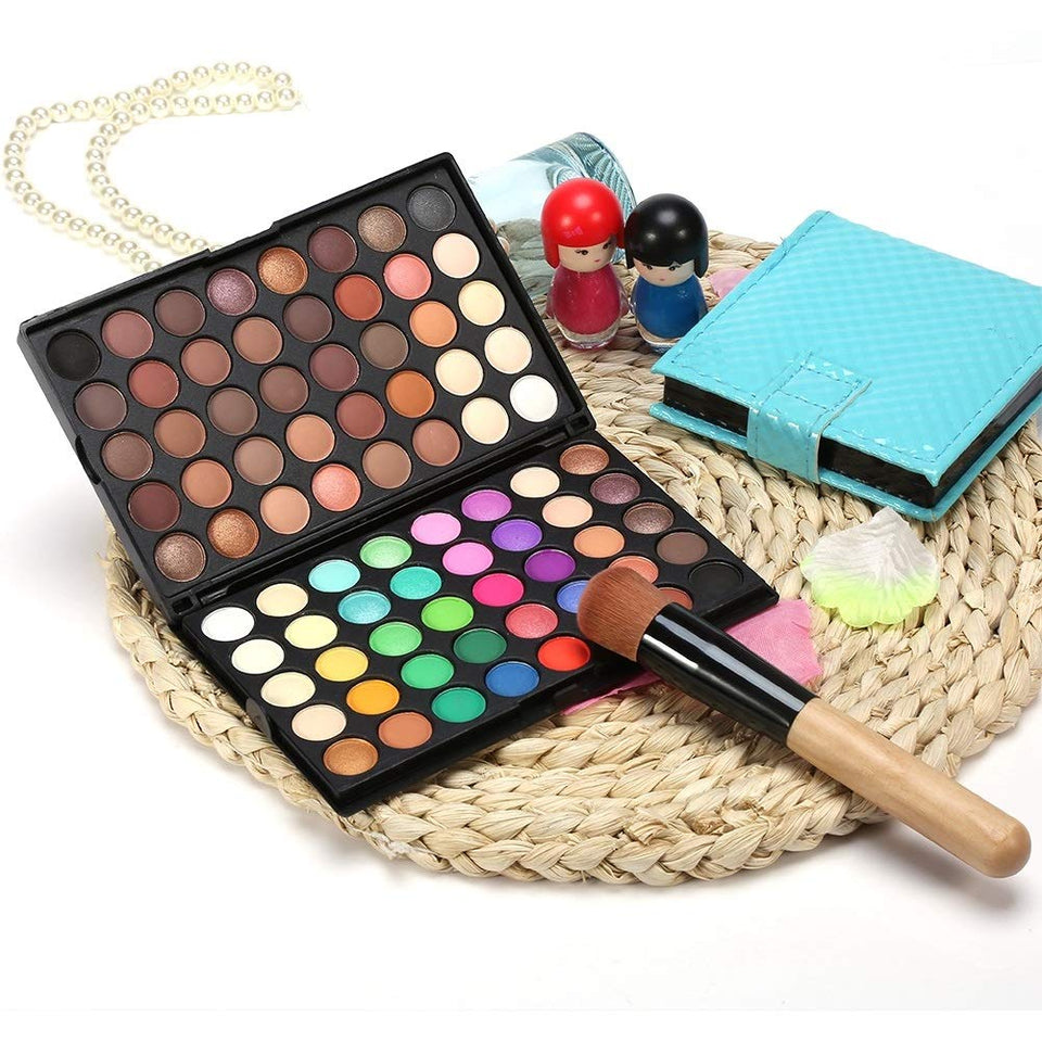Sombra de Ojos Profesional 80 Colores Paleta de Sombras de Ojos Mate Paleta de Sombras de Ojos Set de Maquillaje cosmético