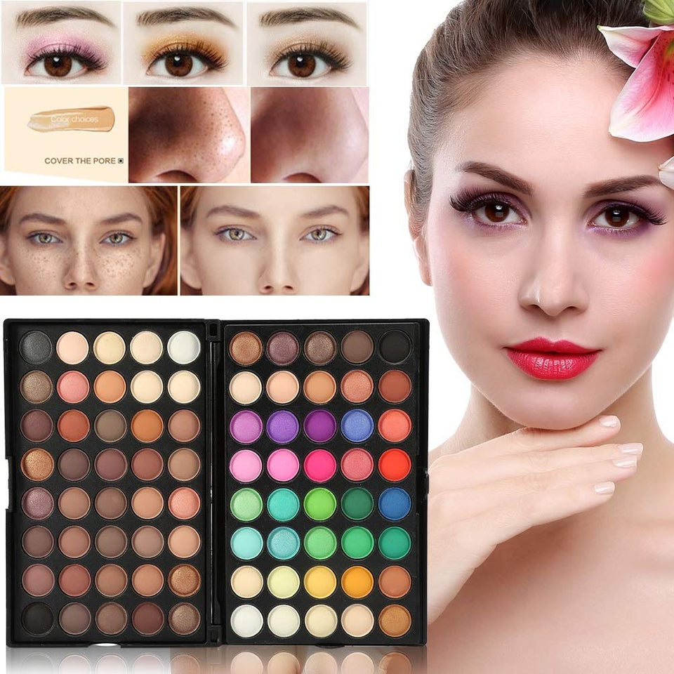 Sombra de Ojos Profesional 80 Colores Paleta de Sombras de Ojos Mate Paleta de Sombras de Ojos Set de Maquillaje cosmético