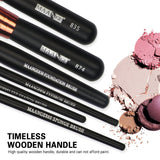 MAANGE Pinceles de Maquillaje 22 Piezas Profesional Kabuki Brochas de Maquillaje Sintetica Premium Suaves y Firmes Cosméticos Cepillos Kit ( Negro)