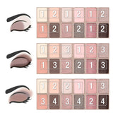 Maybelline Maquillaje Eye Shadow Palette The Blushed, color Rosas/Cafes