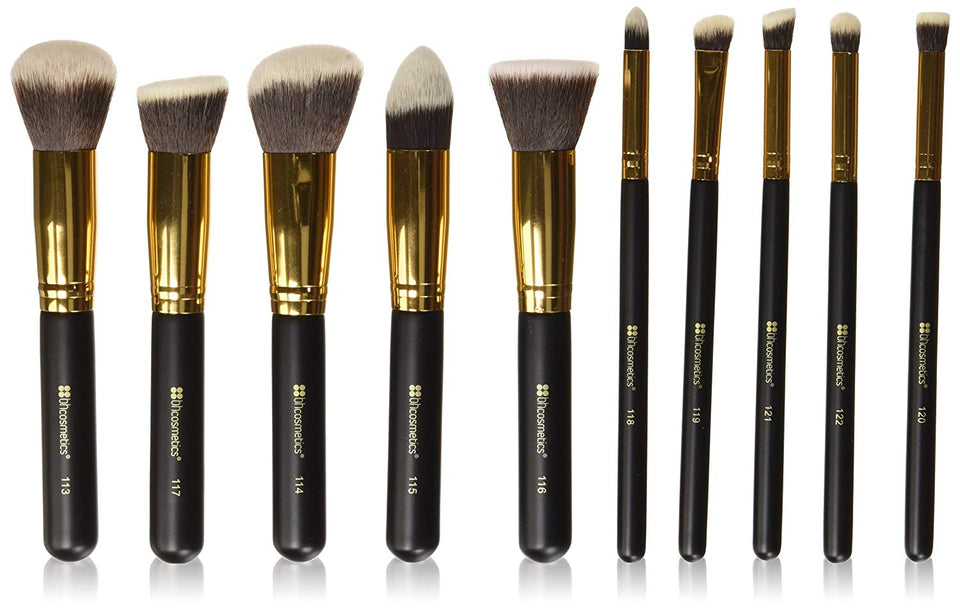 BH Cosmetics - Juego de brochas para esculpir y mezclar