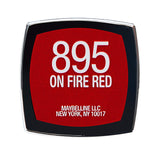 Maybelline Color Sens Vivids Lápiz Labial, color On Fire Red